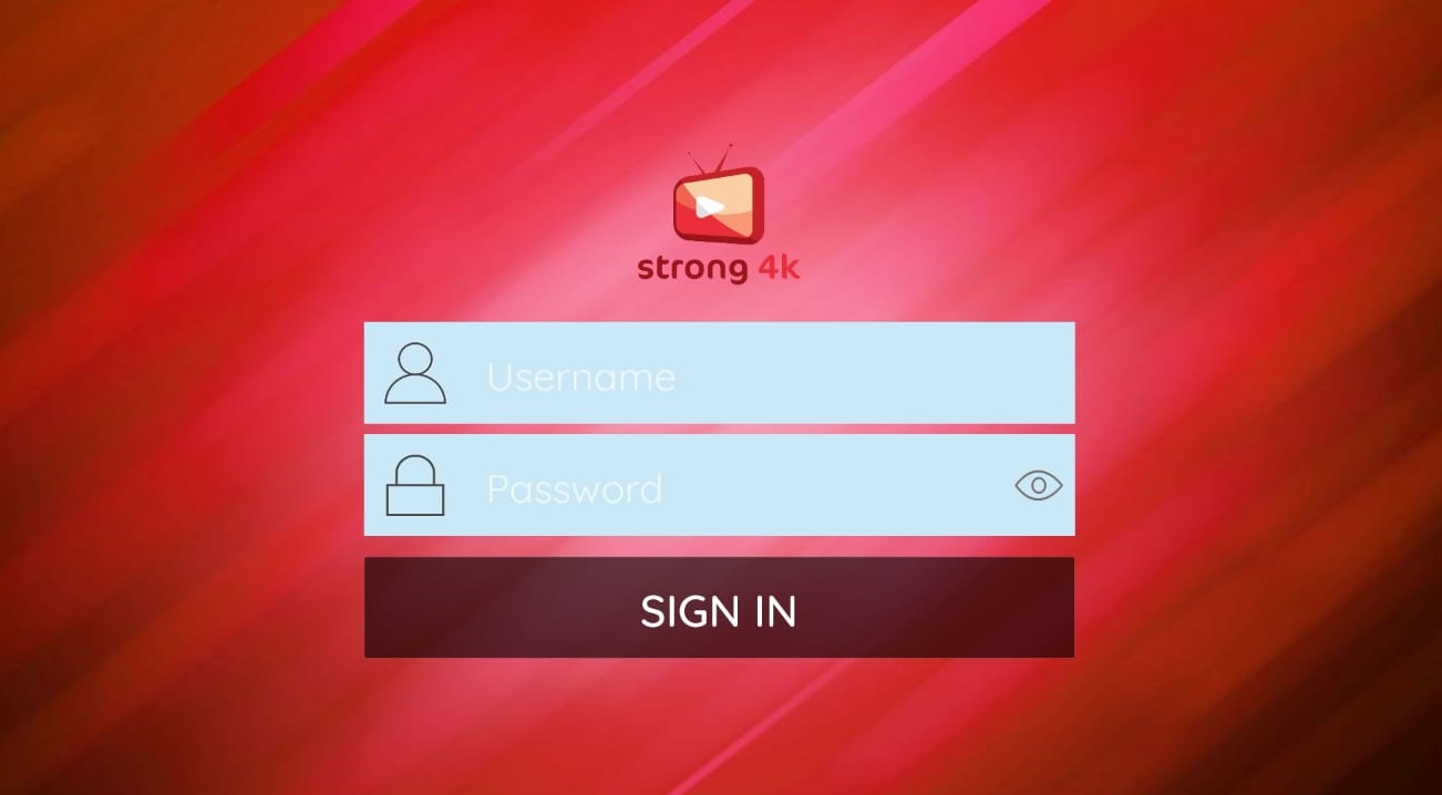 Strong 4K Player for Android — supports Strong8k IPTV